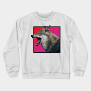 Low Poly Wolf Crewneck Sweatshirt